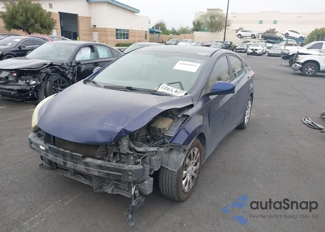 2011 Hyundai Elantra Gls from USA, damaged, VIN 5NPDH4AE0BH026695